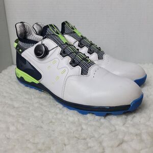 Mizuno Wave Hazard Pro BOA Men's Golf Shoes Size 11 White x Lime 51GM2270 35